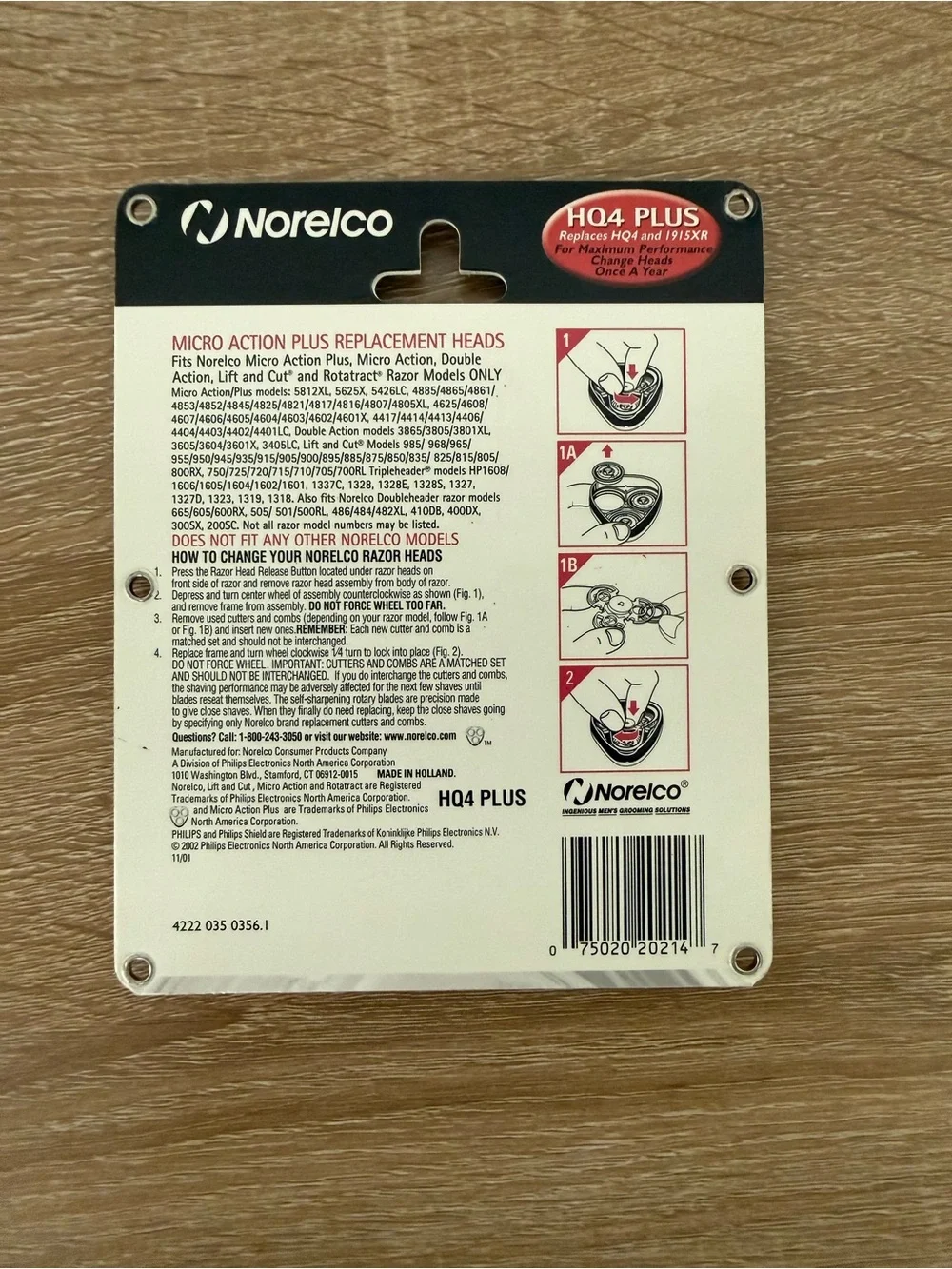 Replacement Heads for Phillips Norelco shaver micro action plus hq4 plus